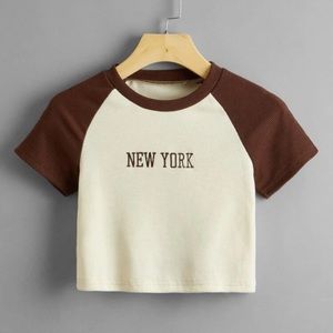 New york baby tee